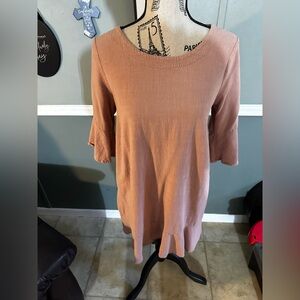 Simisue Peach/tan dress